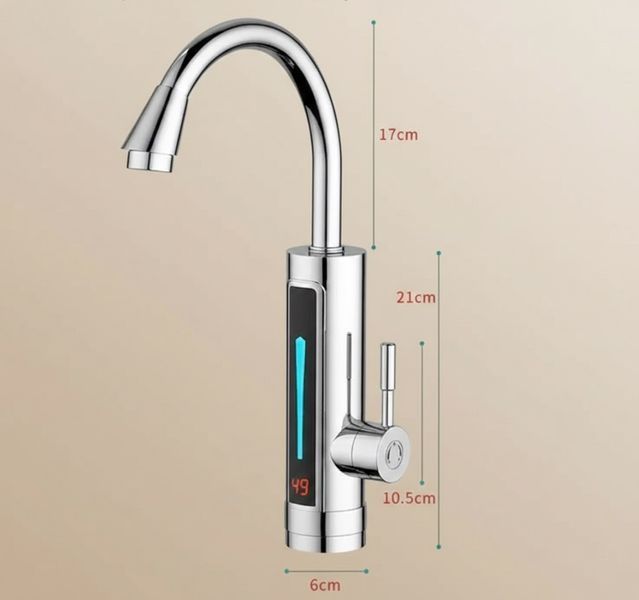 Проточний водонагрівач із LCD екраном Delimano  RX-011  RX011 фото